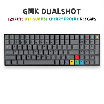 기계식 게이밍 키보드용 PBT 키캡, DYE-SUB 체리 프로파일 키캡, 그레이 시리즈 키캡, GMK 듀얼샷 테마 키캡, 129 키