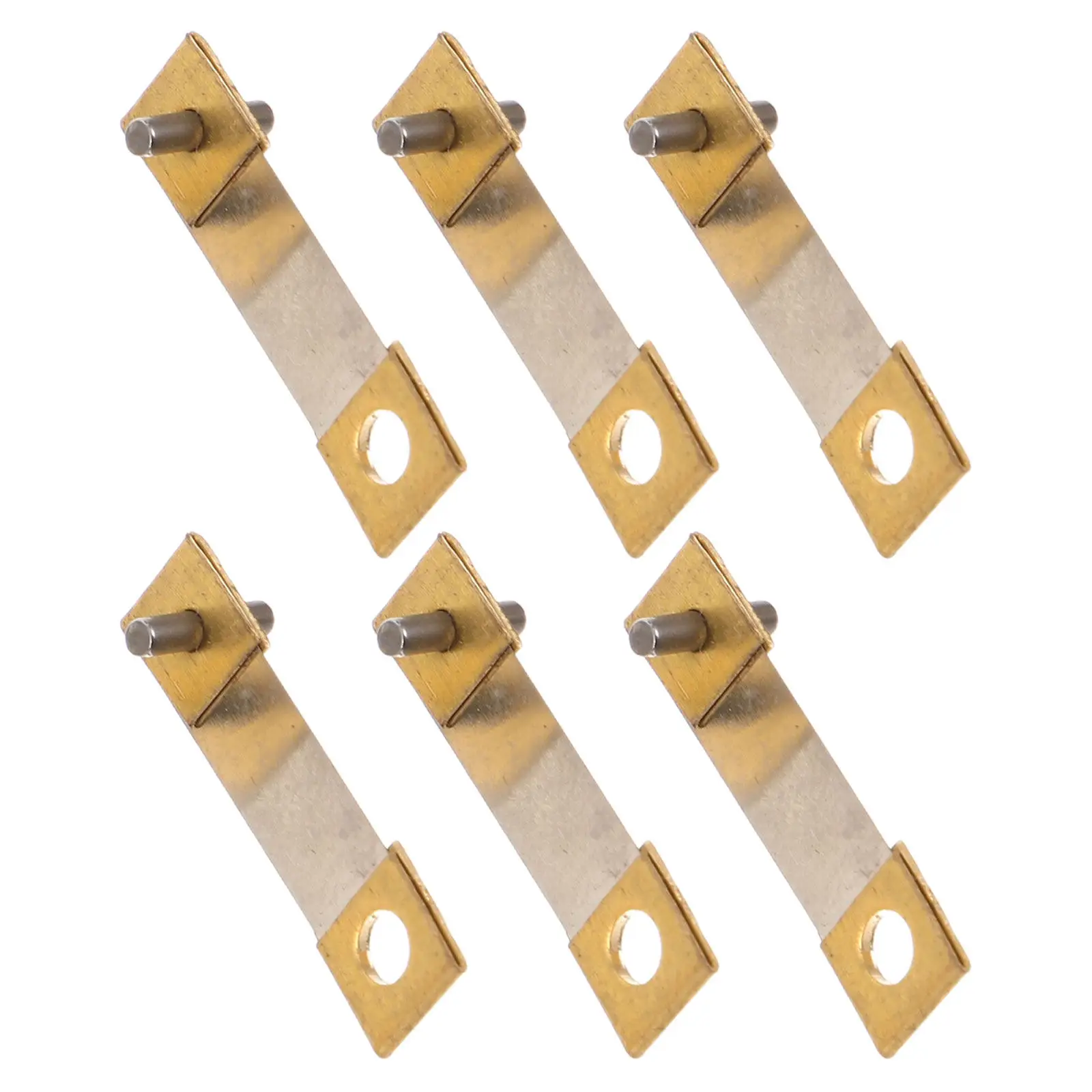 6pcs Grandfather Clock Pendulum Springs Replacement Repair Parts Mechanical Clock Pendulum Suspension Spring Vintage Parts