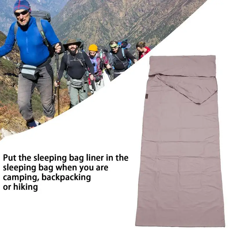 Sleeping Bag Liner Camping Travel Sheets For Adults Sleeping Sack Sheets For Backpacking Hotel Hostels Traveling