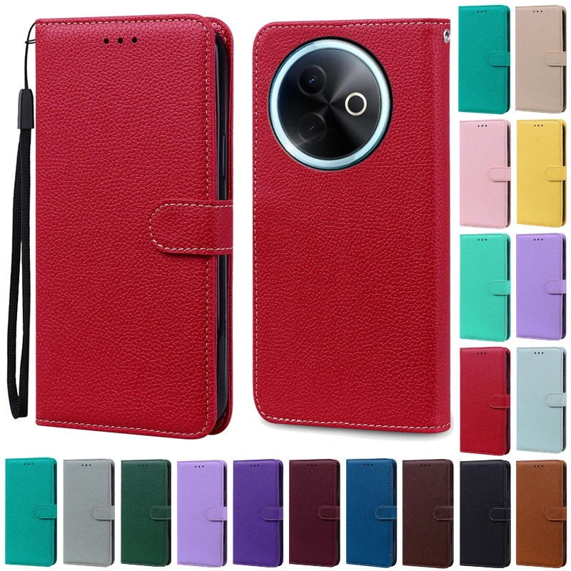 Elegant Leather Flip Wallet Phone Case - Stand Book Cover, Protective Shell Coque