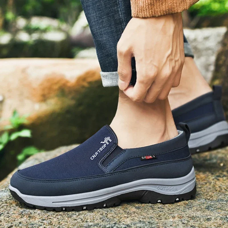 

Sneakers Men Shoes Casual Loafers Non-Slip Slip On Vulcanized Shoes Soft Sole Solid Color Comfortable Water Sport Shoes Zapatos