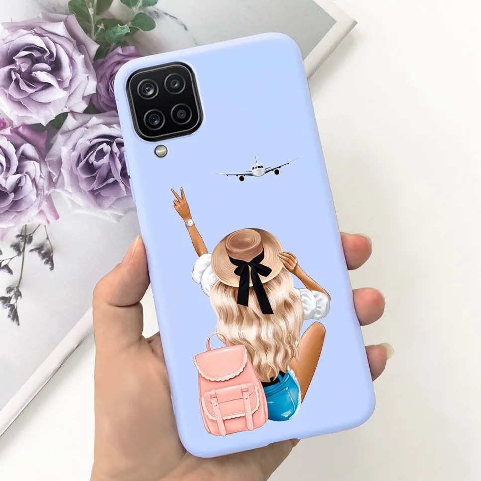 NEW Design For Samsung Galaxy A12 Case Silicone TPU Back Cover For Samsung A12 M12 F12 Galaxy M12 India  Funda Couqe Bumper