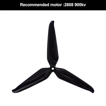 1Pair (1CW+1CCW) Gemfan 8145 3-Blade Propeller for FPV 8inch Long Range Drone 2808 900kv 2