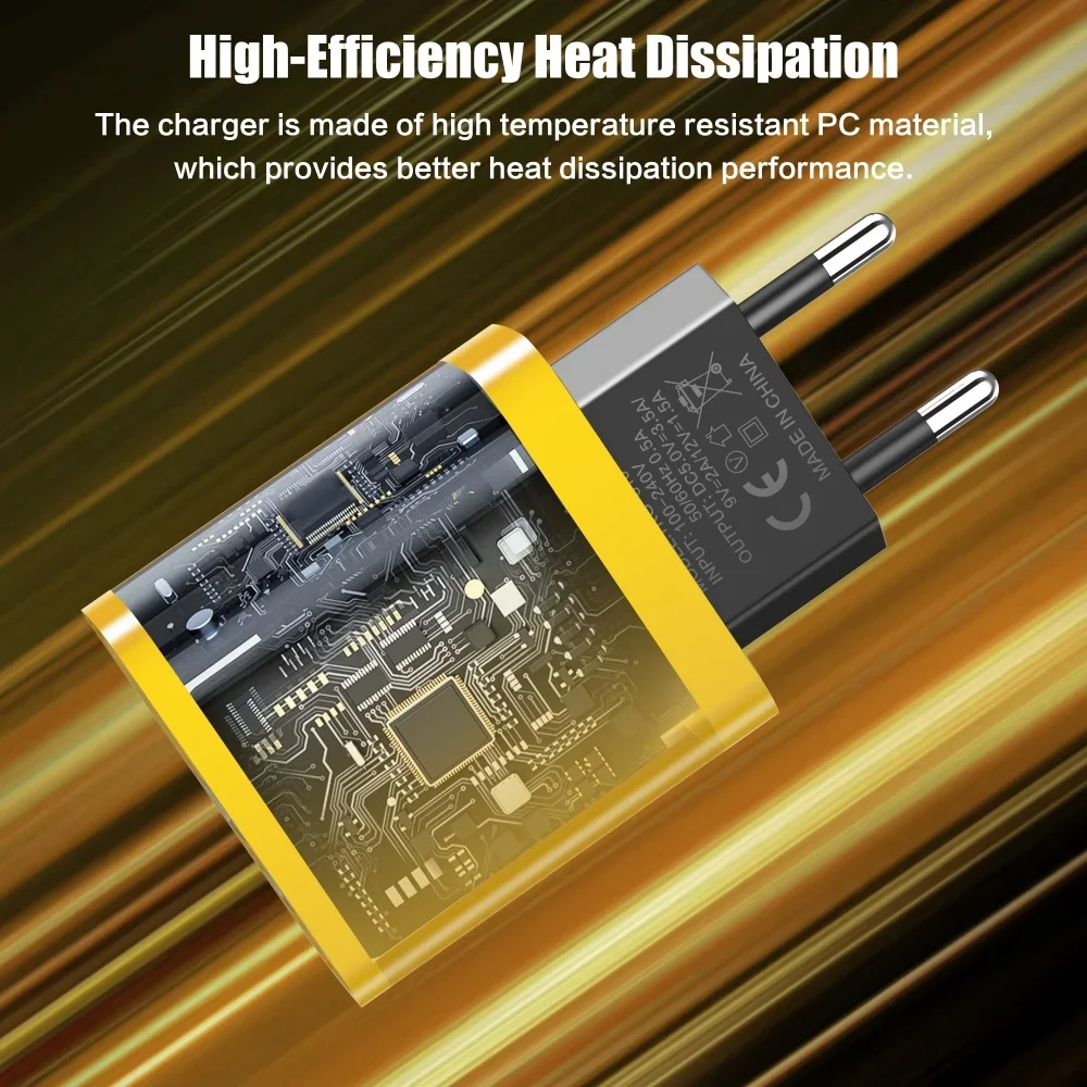 20W USB Fast Charging Charger Type C Mobile Phone Power Adapter Wall Adapter For iPhone 15 Pro Max Samsung Xiaomi Huawei Charger