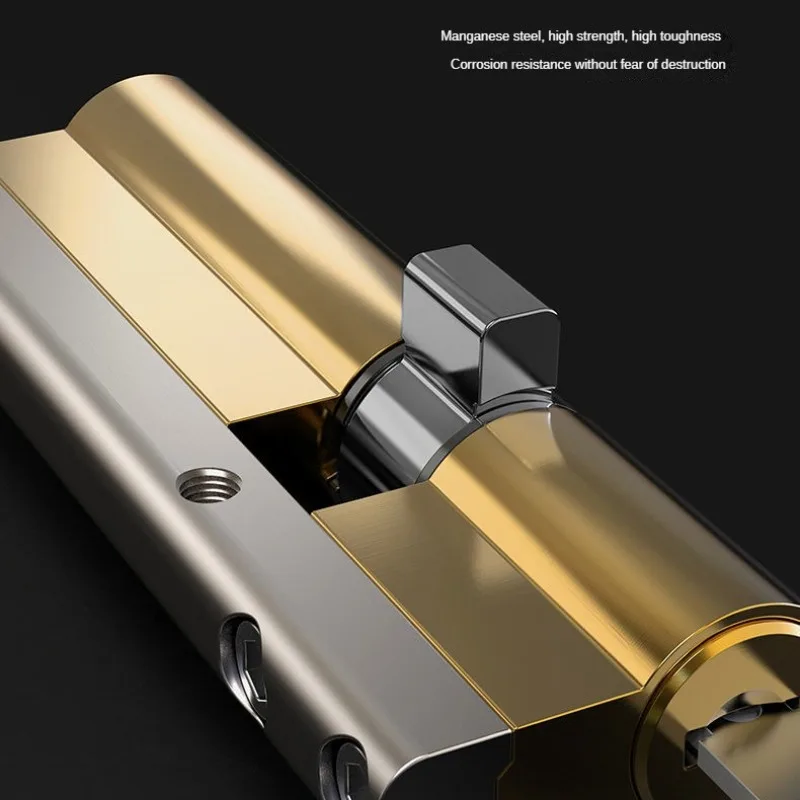 European Standard Cylinder Super C-level Anti-theft Door All Copper Lock Core door lock cylinder door lock accessories Household All Metal 8pcs Master Keys