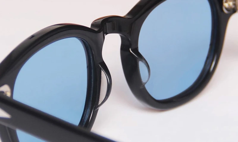 Lemtosh Sonnenbrille Mann Johnny Depp Polarisierte Sonnenbrille Blaue Linse Frau Luxus Marke Vintage Acetat Rahmen Fahrer Schatten – Detail 17