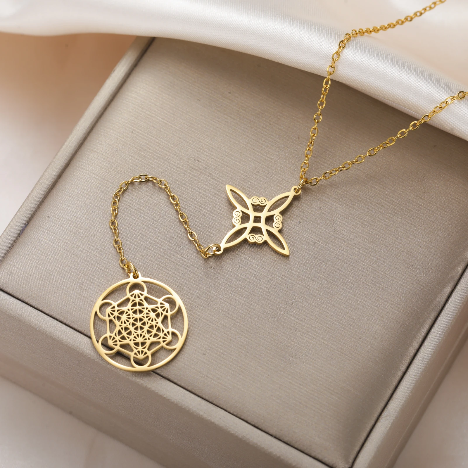 Collar Amuleto Protección Metatrón