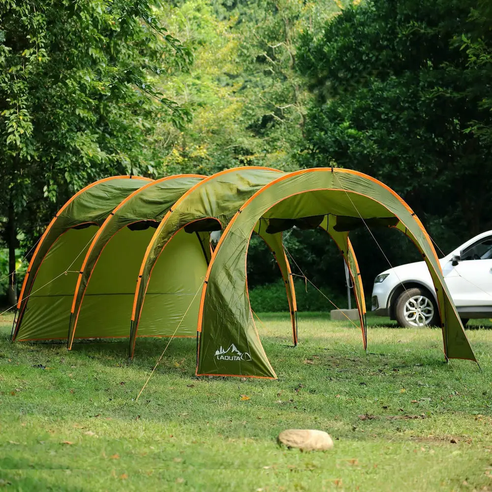 Large Camping Tent 10 Person Waterproof Family Party Tunnel Tent