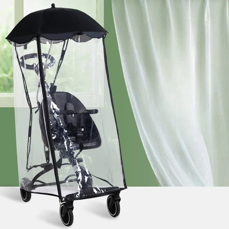 

Liuwa Sunshade Universal Baby Cart Accessories Sunshade Umbrella Baby Cart Windshield Rain Shield Sunscreen Awning