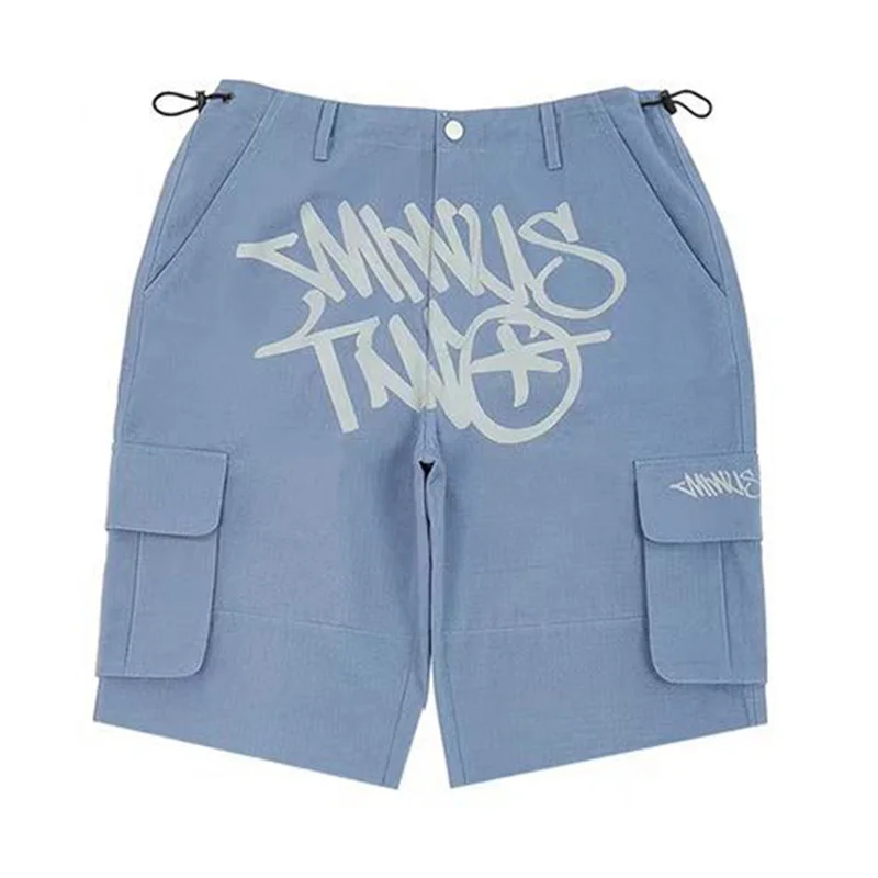 Blue shorts