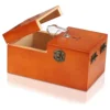 A Useless Box with Surprises Wooden Useless Box Fully Assembled Toy for Adults and Children Dark Wood Color 5