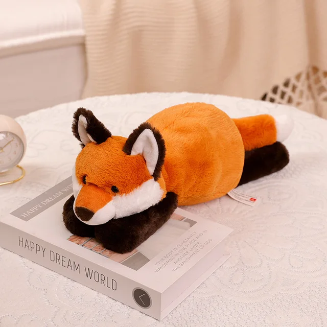 Cute Raccoon Crocodile Sloth Fox Animals Soft Plush Toys Sleeping Pillow Cartoon Stuffed Cushion 4