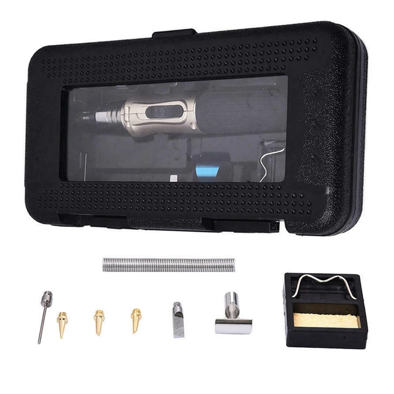 HS-1115K 10-In-1 Multifunction Gas Soldering Iron Case Set Lighter Spray Set Welding Equipment 2