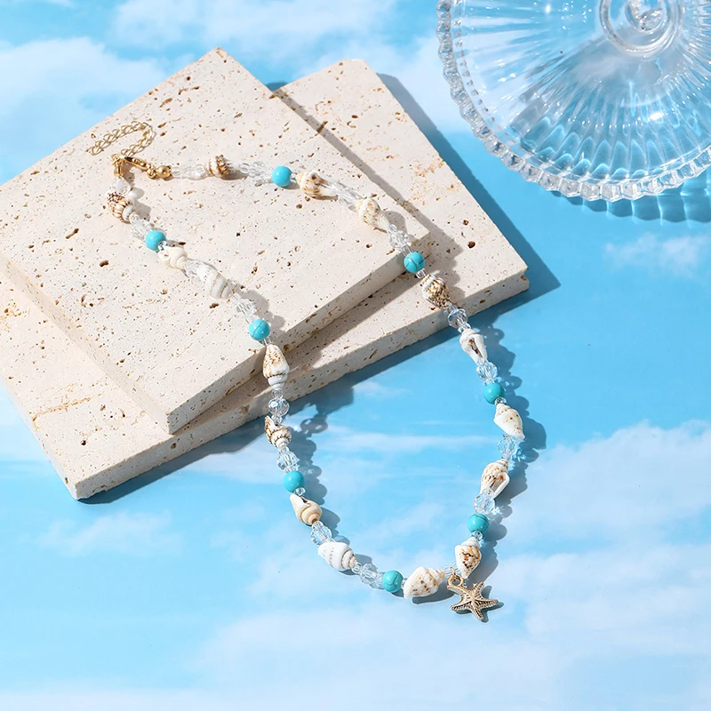 Shell Crystal Beads Jewelry