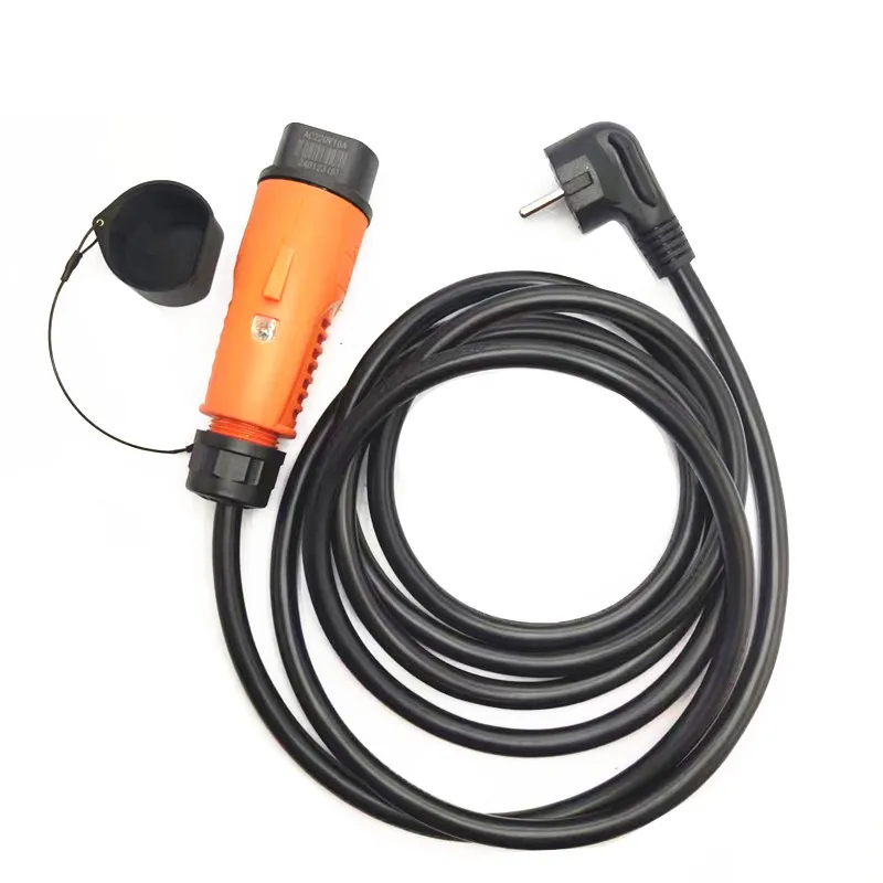Universal EV cart Charging Power line 10FT YEEDA Y-30 220V 16A Plug with CEE Plug Use in European countries