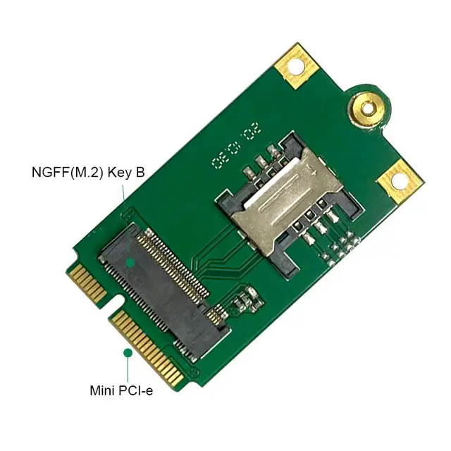 Адаптер NGFF на Mini Pci-e, с слотом для SIM-карты 2