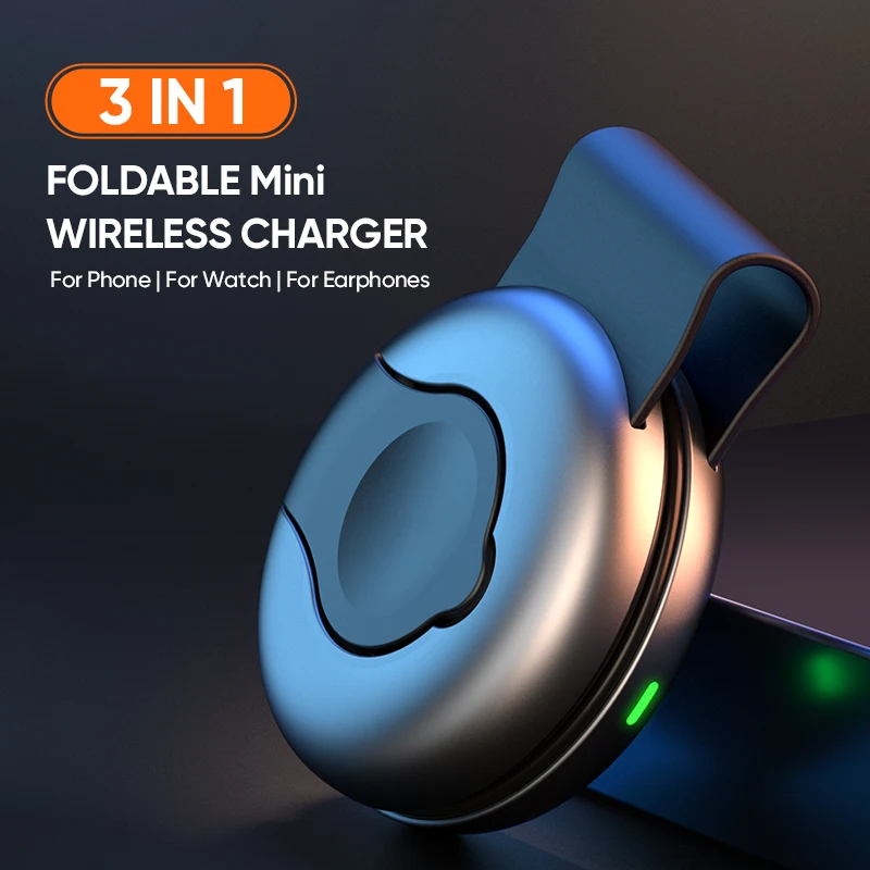3-in-1 Foldable Magnetic Wireless Charging Station