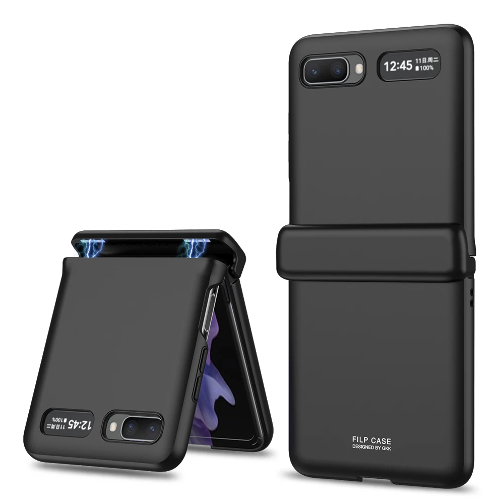 Funda de teléfono con protección de bisagra plegable para Samsung Z Flip 5G  360, cubierta protectora completa para Galaxy Z Flip F707 - AliExpress