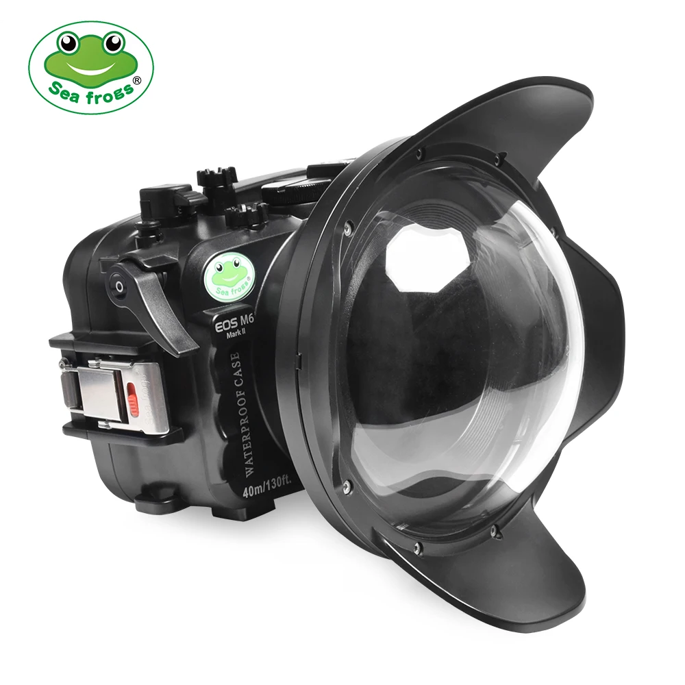 

Seafrogs Scuba Diving Camera Case Cover For Canon EOS M6 Mark II Underwater Photography Equipment Waterproof Camera Housing