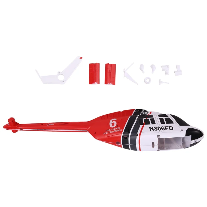 Coque Hélicoptère RC C138 Bell 206 1:33 - Pièce de Remplacement