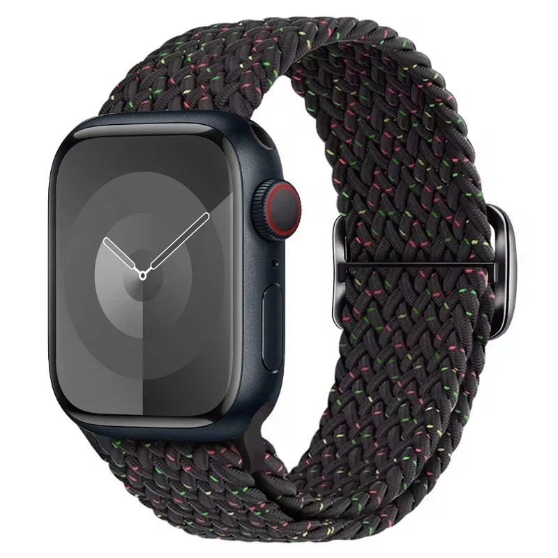 Braided Elastic Nylon Solo Loop Watch Band - Versatile Size Options Bracelet Strap