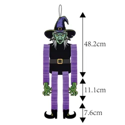 Spooky Halloween Hanging Ornament Set for Indoor & Outdoor Decor (A - 2)