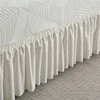 Jacquard stretch sofa cover skirt sofa cover 1 person 2 people 3 people 4 people sofa cover dustproof anti-fouling beautification decoration suitable for study room hotel bedroom living room 5