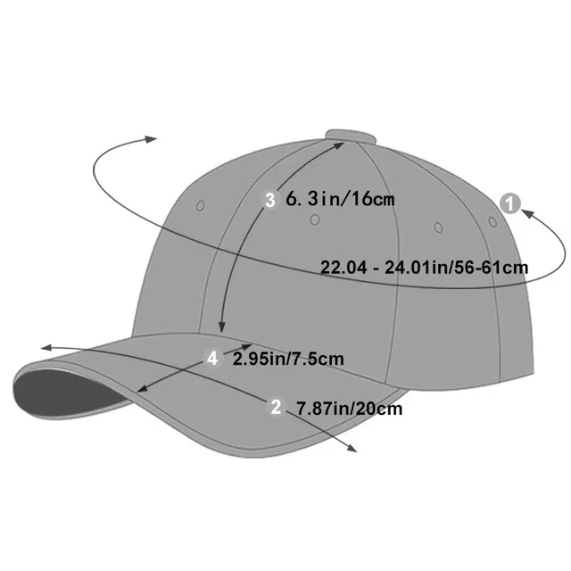 Fitted Hat Size In Inches Measure Average Fitted Cap Size Unisex