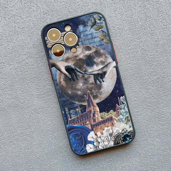 Lustige Kunst Hand Kreation von Adam Handy hülle für iPhone 12 13 Pro Max Mini 14 11 Pro Max Se2 15 7 8 plus x xs xr schwarz zurück Fundas – Detail 5