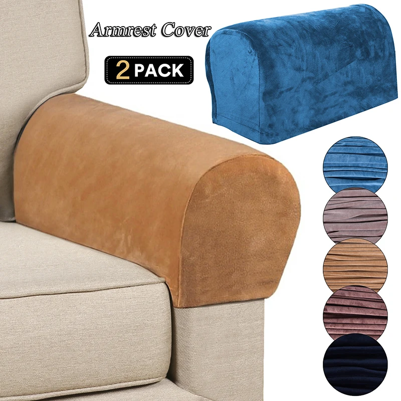 Removable Armrest Covers Furniture Stretchy Chair Sofa Couch Arm