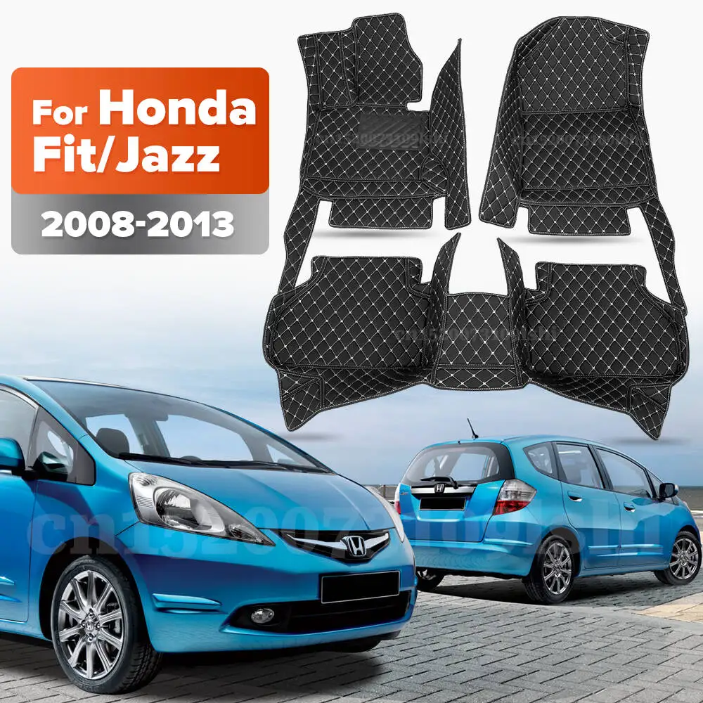 Set Van 4 Auto Instaplijsten Van Roestvrij Staal Voor Honda Jazz GE 2008- 2013, Auto Decoratie Instaplijsten Sticker Beschermstrips Auto Accessoires