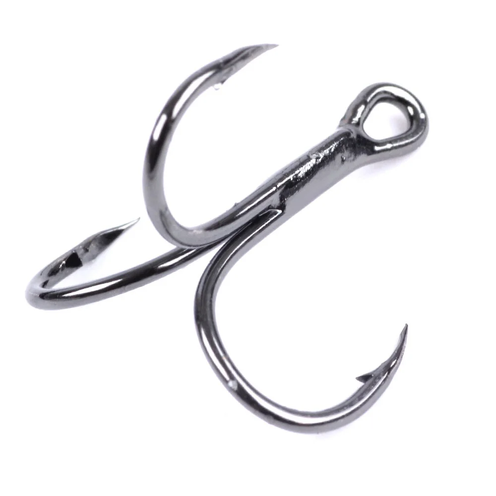 

Sea.Yolo 2#-12# High Carbon Steel Treble Hooks Hard Bait Fishing Accessories Carp Fishing Sharp Barbed Hooks For Bass Fishhook