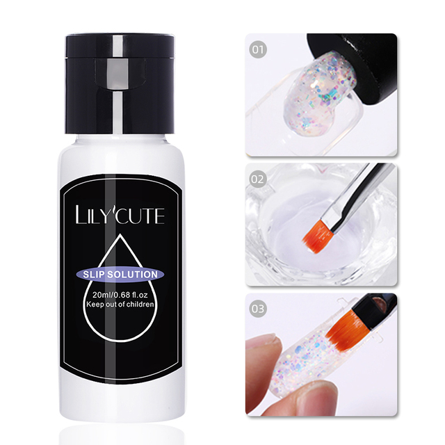 15ml Quick Extension UV Gel Polish Nails Semi Permanent Slip Solution Liquid For Manicure Nail Art Extension Design