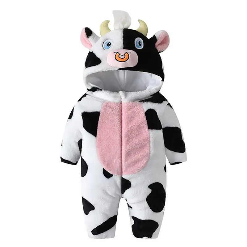 

Animal Onesie For Kids Kid Onesie Costume Cow Animal Pajamas Halloween Plush Cosplay Costume For Girls Boys