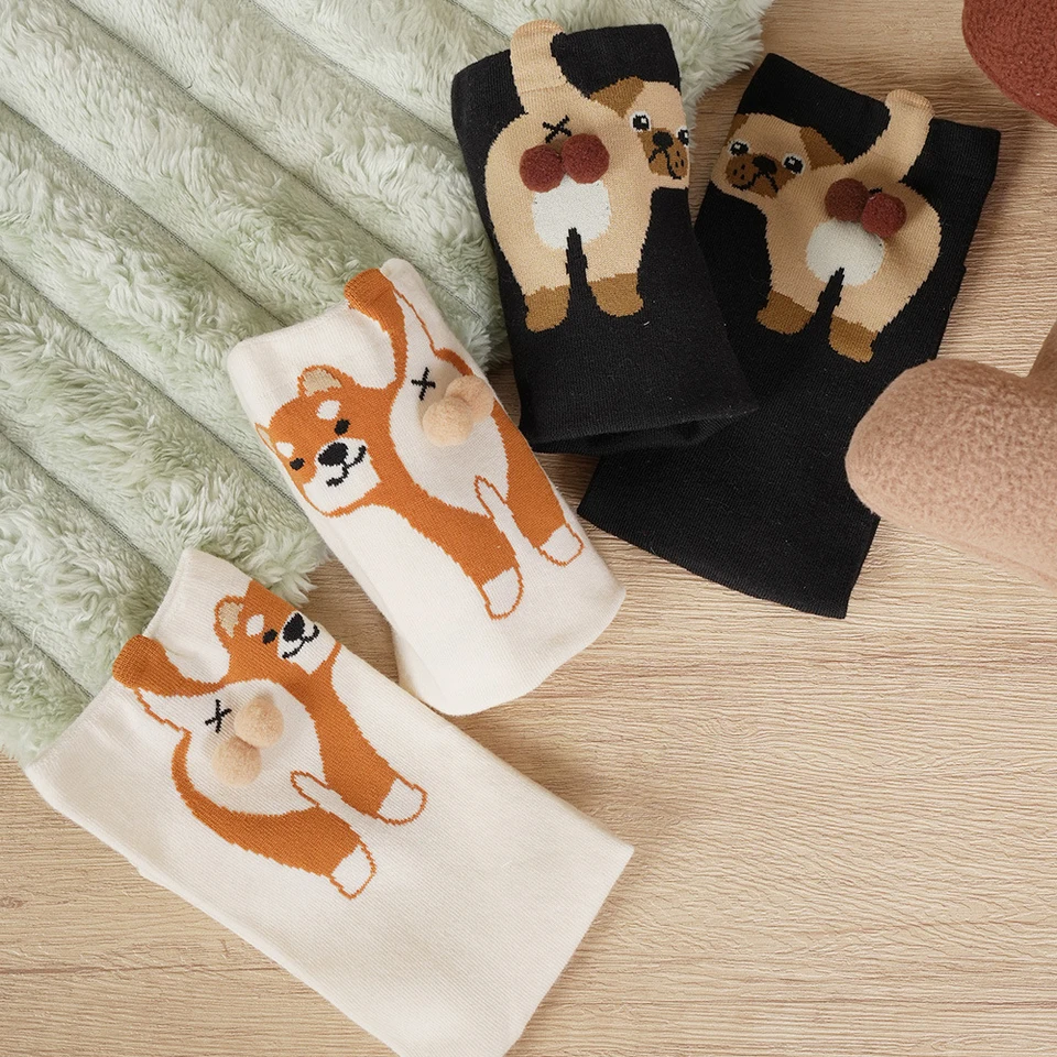 Cute Tinkerbell Egg Breathable Cotton Socks