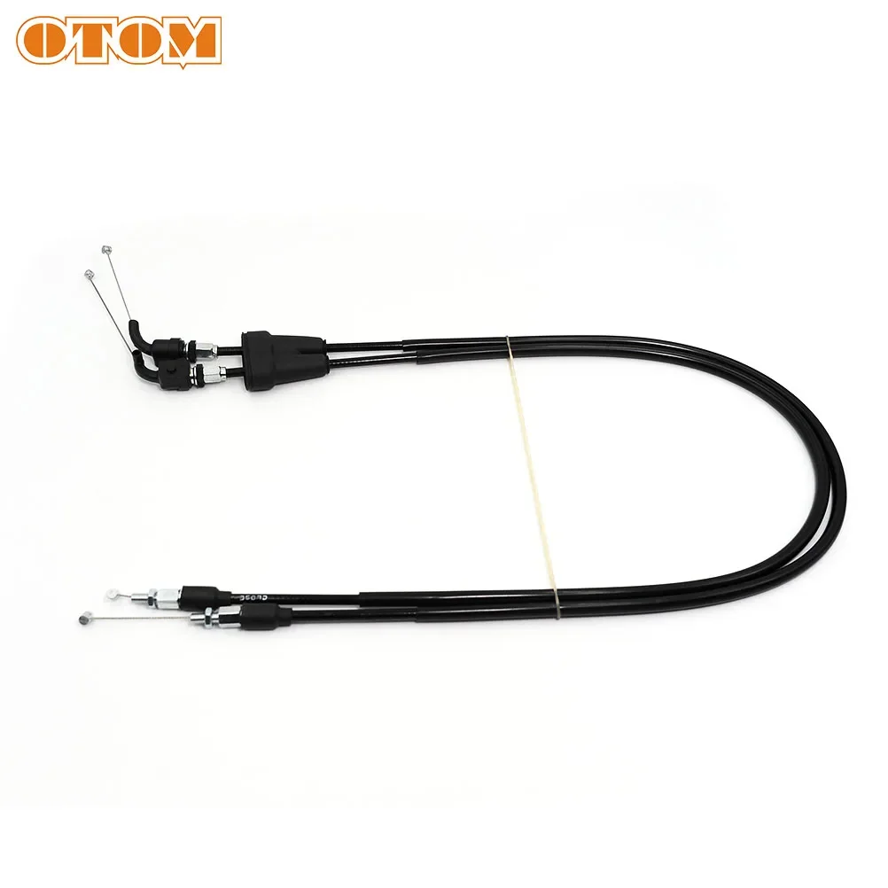 OTOM Motorcycle Throttle Cable Accelerator Pull Line Fuel Pipes Steel Wire For KTM HUSQVARNA EXC SXF XCF FE FC 250 350 450 500 motorcycle throttle cable