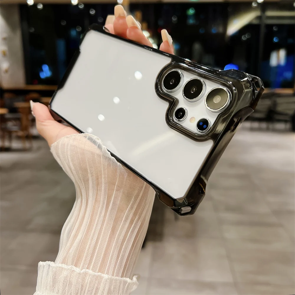 Durable Shockproof Hard Acrylic Transparent Phone Case