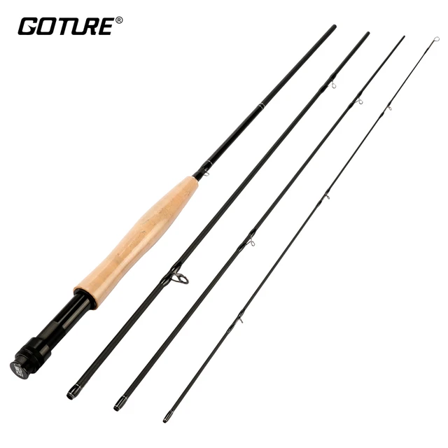 Goture Fly Fishing Rod 2.1m 2.7m 4 Sections Telescopic Carbon