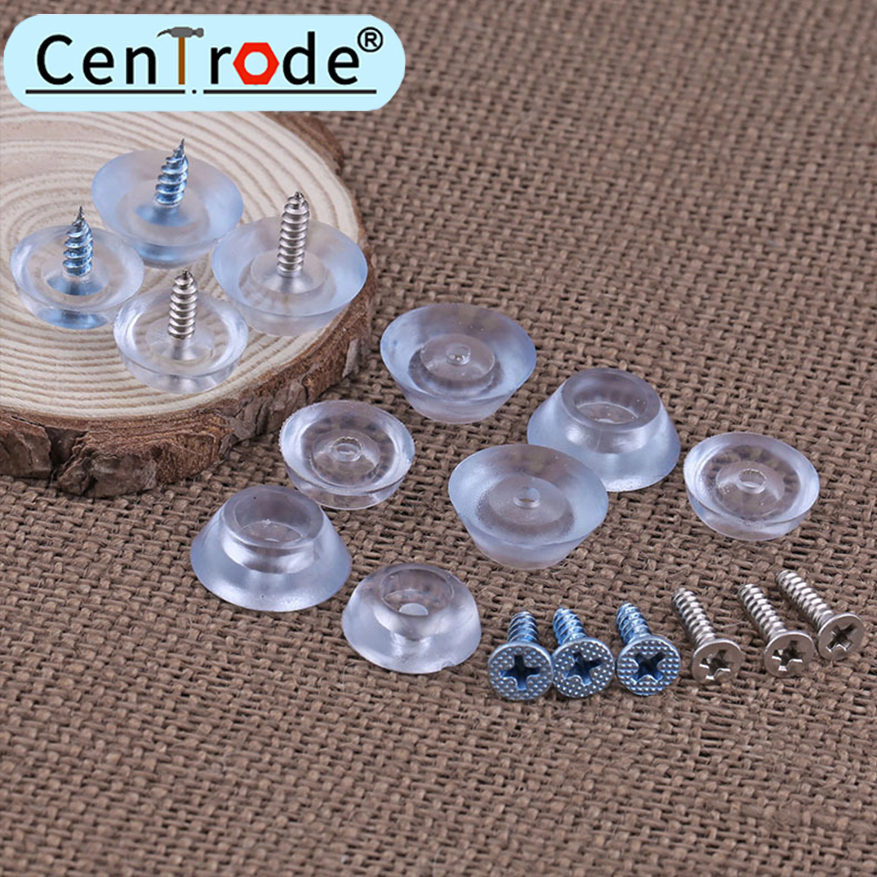 Silicone pad transparent foot pad furniture nail antiskid pad 17mm 20mm