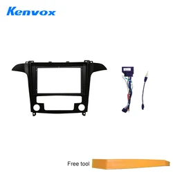 Car Radio Fascia Installation Panel For Ford S-MAX S MAX 1 2006 - 2015 Android  2 Din Stereo Mounting Bezel Faceplate Frame Kit