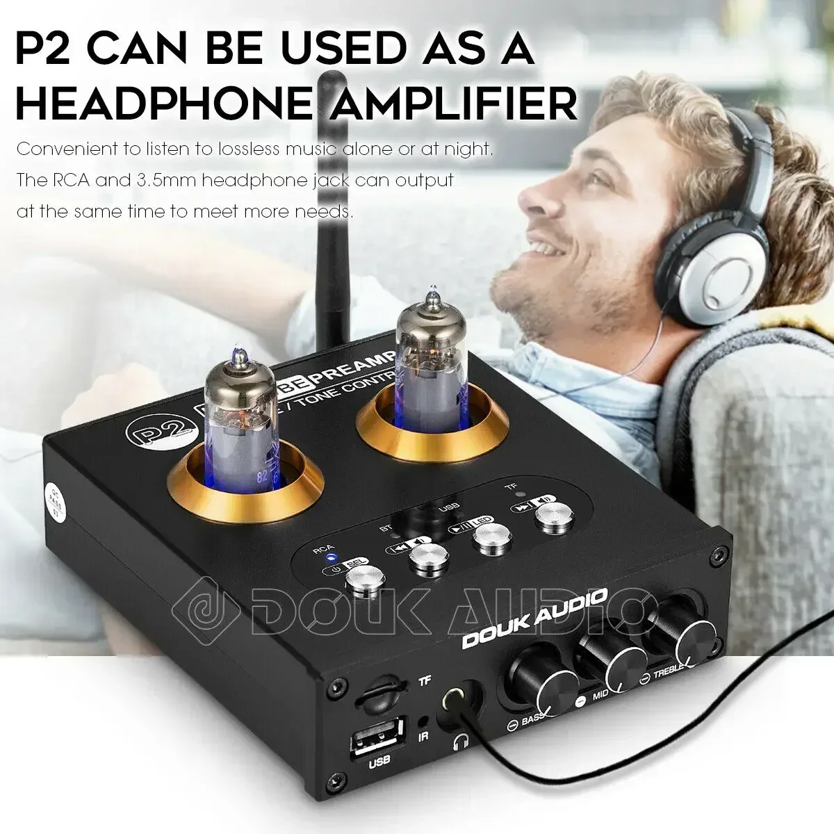 Récepteur Bluetooth 5.0 WANGCL ZK-PT1 - Décodeur Audio Stéréo, Contrôle Volume, Pour Amplifier Vieux Hi-fi Ou Enceintes