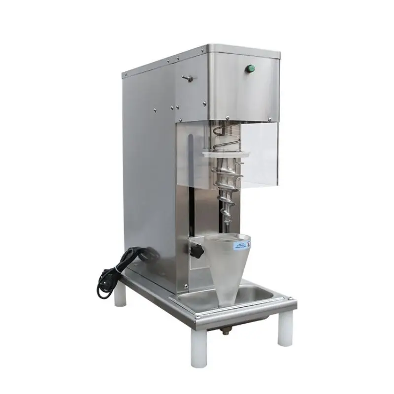 Manual Yogurt Fruit Ice Cream Blender Mixer Machine Big Cone Cup CFR by Sea 4