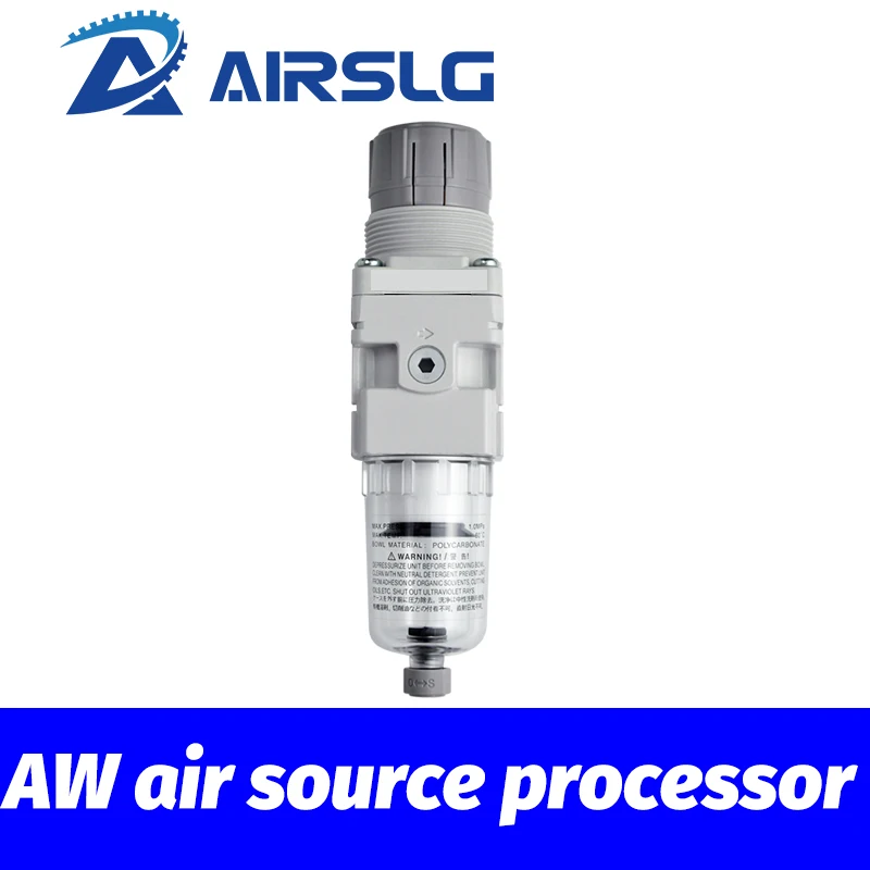 

AR20 1/4 Air Compressor Oil Water Separator filter regulator AW20-AR20-30-02-03 B G C BG-A AW20-02G-A Pressure Reducing Valve