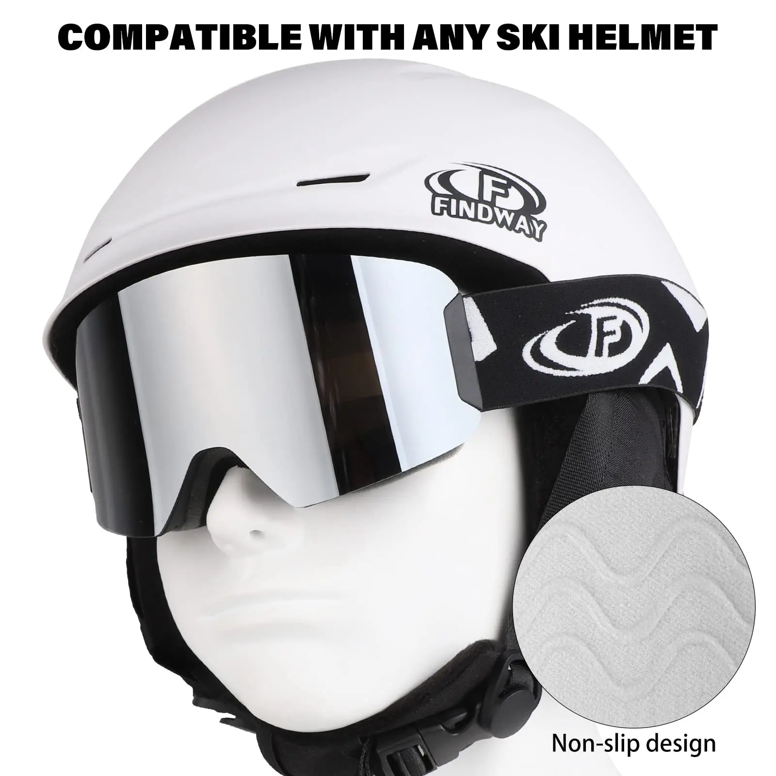 Children Ski Goggles Double Layers UV400 Anti-fog OTG - Wear Glasses Skiing Mask Snowboard Kid Snow Goggles Wearable Helmet 6