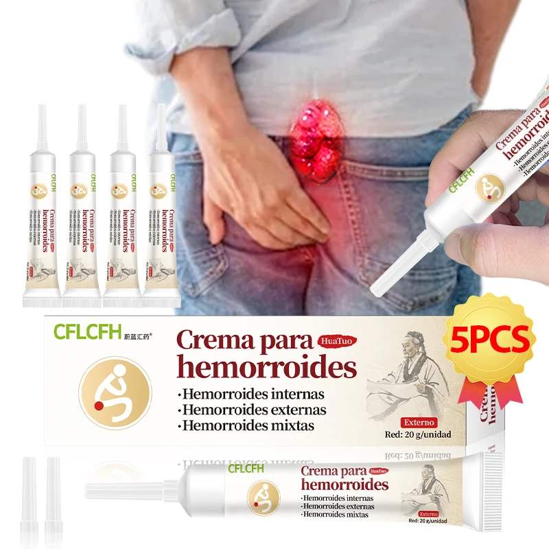 

Лекарство от геморроя Hua Tuo, крем для удаления кишечного внешнего геморроя, лечение боли в сваях, снятие анальной трещины, испанский