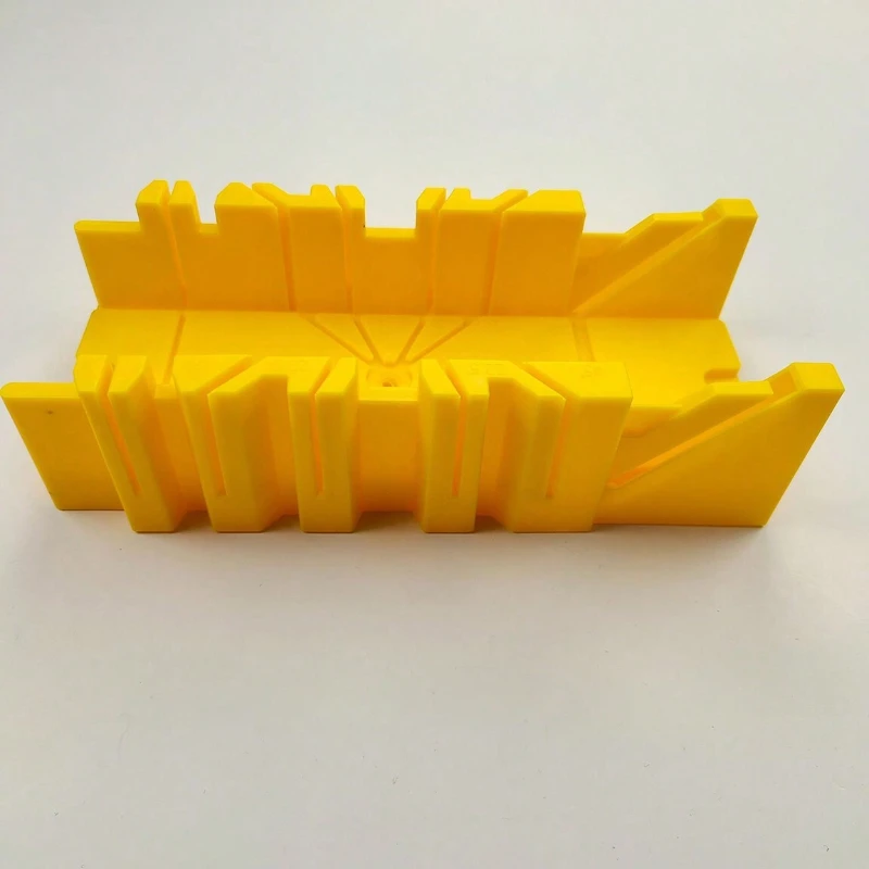 22.5/45/90 Degree 1pc Wood Cutting Clamping Miter Saw Box Woodworking Angle Cutting For Carpente wood cutting miter box
