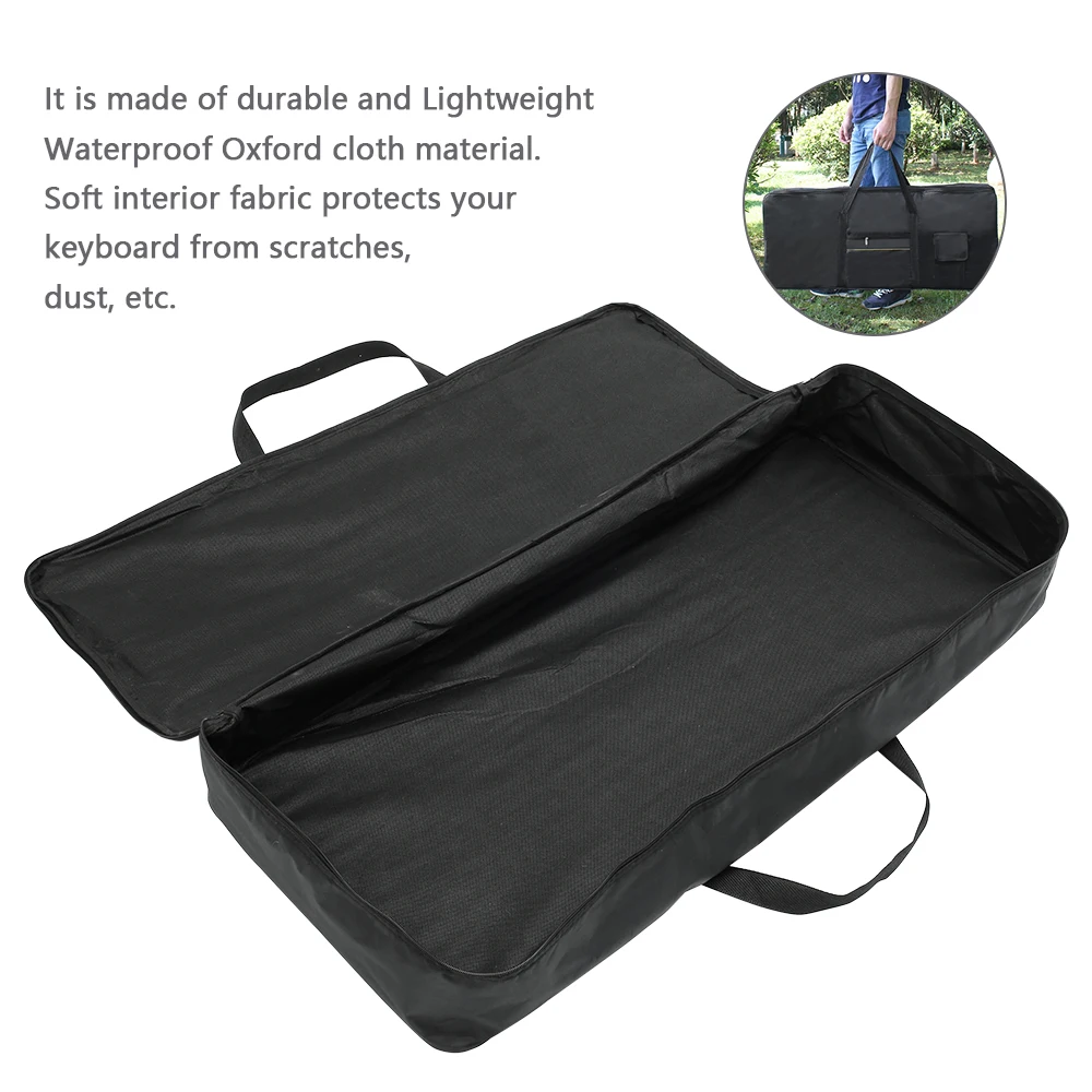 Waterproof Oxford Cloth Keyboard Bag for 61 Keys Piano