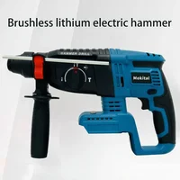 26MM Brushless Electric Hammer Drill Multifunctional Rotary Cordless Rechargeable Power Tools Fit Makita 18V Battery 2