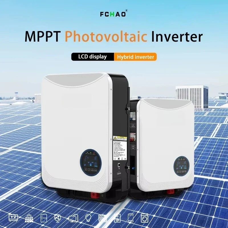 FCHAO 인버터 6200W 4200W 하이브리드 MPPT 태양광 인버터 DC 24V 48V AC230V 출력 내장 MPPT 태양광 인버터