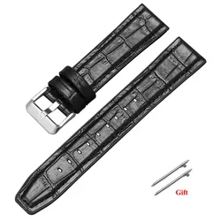 Premium Leather Watch Band - Quick Release, Waterproof - 22mm (Black2)